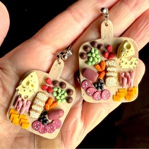 Handmade Charcuterie Board Earrings